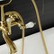 Kingston Brass AE553T7 7-Inch Wall Mount Tub Faucet with Hand Shower, Brushed Brass AE553T7 - alternate 5
